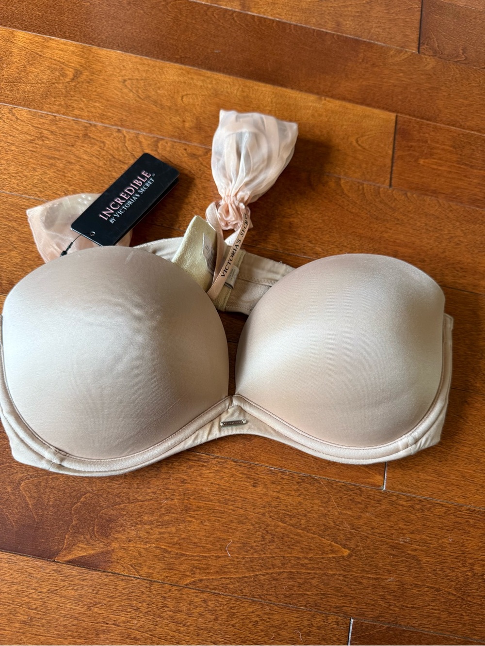 Victoria's Secret Strapless Push-Up Bra - Light Nude